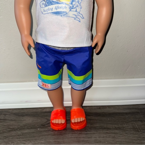 Our Generation Boy Doll with Surfing Outfit and Blonde Hair Gabe - Picture 3 of 5